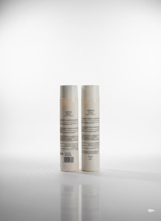 SkinPlus Nanoplastia Keratin Shampoo & Conditioner Set (300ml Each